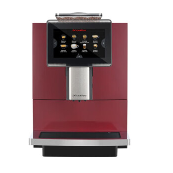 咖博士（Dr.coffee）H10全自动意式咖啡机一键拿铁卡布奇诺智能触屏办公现磨家用商用一体机 H10酒红