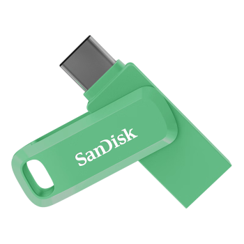 闪迪（SanDisk）64GB Type-C USB3.2 手机U盘DDC3绿色 读速高达150MB/s 安全加密 手机电脑两用 双接口大容量优盘