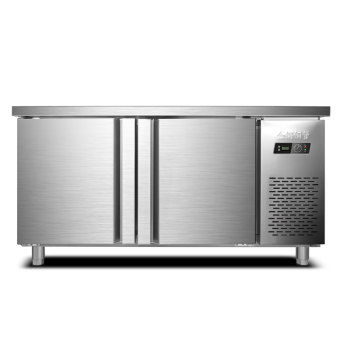 特睿思（TERUISI）冷藏柜工作台冰柜商用大容量不锈钢厨房冷冻奶茶店操作台冰箱展示柜 1.5*0.8米冷冻工作台