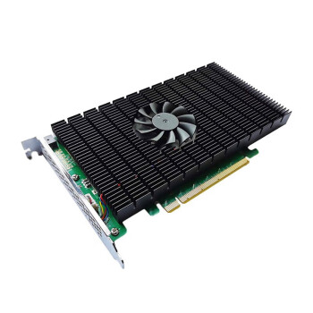 微辰 火箭 SSD7505 PCIe 4.0 x16 NVME M.2 x 4 RAID阵列卡 nvme m.2 4.0磁盘阵列卡 支持系统启动