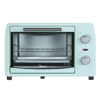 美的（Midea）电烤箱 家用小烤箱 上下石英管均匀烘焙 12L 多功能迷你烤箱PT12B0