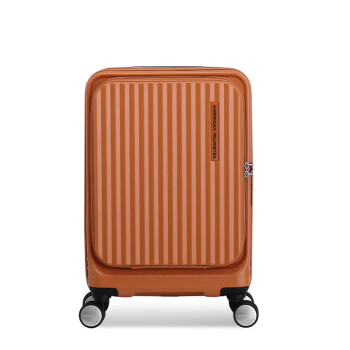 美旅箱包侧开盖胖胖箱出游行李箱大容量拉杆箱旅行密码箱24英寸NF2橘色