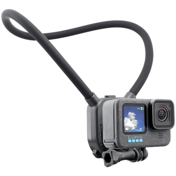 MAXCAM/麦思卡姆适用于影石Ace Pro/GoPro 12/11运动相机挂脖胸前固定带挂绳钓鱼路亚支架摩托车骑行配件