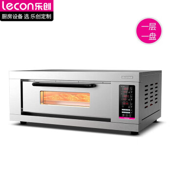 乐创（lecon）商用烤箱12键记忆功能大型披萨烤箱面包月饼蛋糕电烤炉电热烤箱一层一盘380V WL-003-380-12J