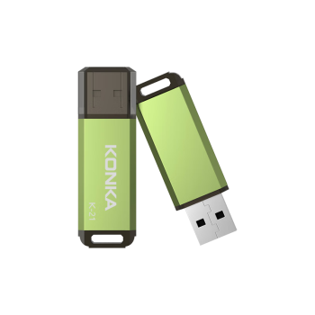 康佳（KONKA）16GB USB2.0 U盘K-21绿色 招标投标小容量电脑车载办公U盘