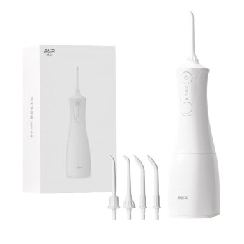 拜尔（BAIR）电动冲牙器家用便携式水牙线洗洁牙器男牙套清洁正畸M301（磁吸感应充电+300ML大水箱) 