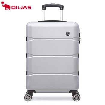 爱华仕（OIWAS）拉杆箱大容量20英寸时尚商务万向轮经典版行李箱 银色OCX6639-20 