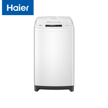 海尔（Haier）全自动波轮洗衣机 8公斤 双水位漂甩二合一桶自洁智能称重 出租房宿舍公寓 XQB80-M1269G