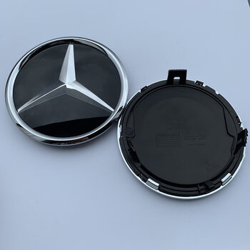 定制奔驰ml数字车标g级标大g改装amgg500g63后尾标标志亮黑色g级镜面