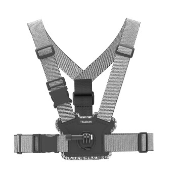 TELESIN action3胸带GoPro11胸前固定拍摄第一视角支架胸戴insta360运动相机支架