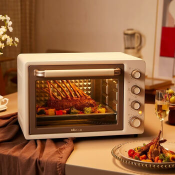 小熊（Bear）电烤箱家用多功能大容量空气炸烤箱一体小型智能烘焙烤箱
