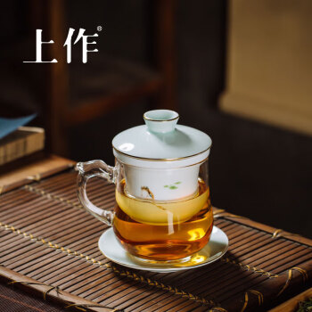 上作 春池茶水分离杯