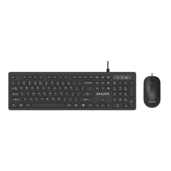 联想（Lenovo）异能者有线键盘鼠标套装 键鼠套装 商务办公 防泼溅 全尺寸键盘 鼠标键盘套装 KM301