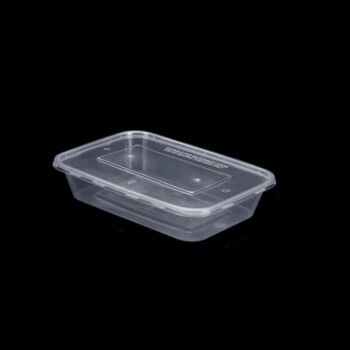 通源 一次性餐盒透明长方形750ml*300套/箱