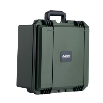 麦沃（MAIWO） KB358 3.5英寸硬盘保护箱20粒装便携式收纳盒硬盘保护盒壳多盘移动防震柜保护 军绿色