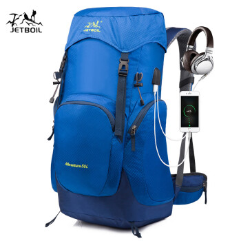 杰特博J42多功能超防泼双肩包登山包出差大容量户外旅游运动背包