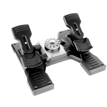 罗技（G）Flight Rudder Pedals带脚尖制动模拟控制器飞行模拟专用方向舵踏板 手柄/方向盘 支持一件代发