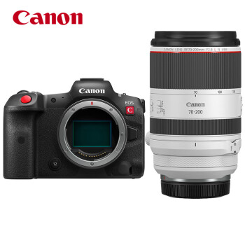 佳能（Canon）EOS R5 C 全画幅微单相机 电影摄影机 8K超高清 RF70-200mm F2.8 L IS USM（256G CFe卡套装）