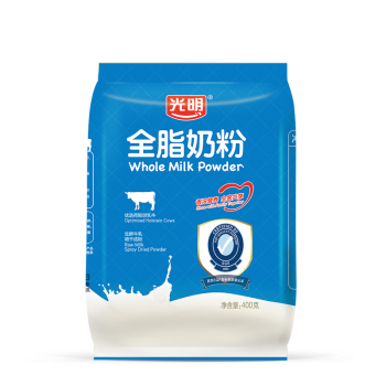 光明 全脂奶粉400g 成人中老年奶粉 生牛乳配方 牛奶粉