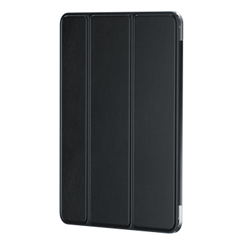 CangHua iPad Pro保护套12.9英寸 2022款/2021/2020版Pro12.9保护壳苹果平板支架三折超薄防摔皮套 黑色