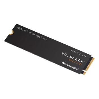 西部数据（Western Digital）1TB SSD固态硬盘 M.2接口(PCIe 4.0 x4)WD_BLACK SN770 NVMe SSD游戏高性能版 WDS100T3X0E