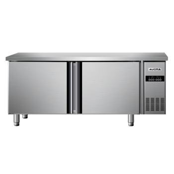 澳柯玛（AUCMA）1.2米冷藏保鲜工作台操作台 商用厨房冰箱 不锈钢风冷冰柜 奶茶店后厨平头柜HC-12A6W