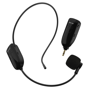 先科（SAST）OK-75A 头戴式无线麦克风扩音器话筒网课教学导游无线耳麦耳咪小蜜蜂拉杆音箱通用一拖二