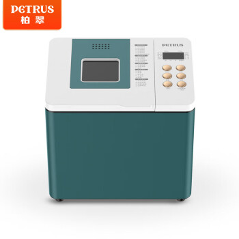 柏翠（petrus）柏翠（petrus） 面包机 全自动家用小型烤蛋糕馒头早餐面包机和面多功能吐司 PE6680 绿色