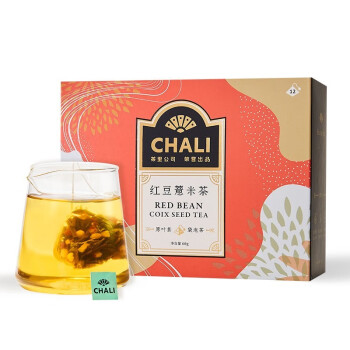 CHALI茶里 多口味选择花草茶三角袋泡茶包独立便携 红豆薏米 60g * 1盒