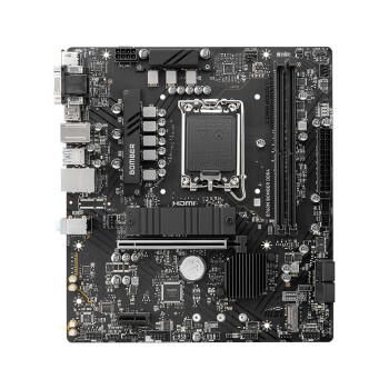 微星(MSI)B760M BOMBER DDR4 电脑主板 支持 CPU 13600KF/13490F/13400F/12400 (INTEL B760/LGA 1700)