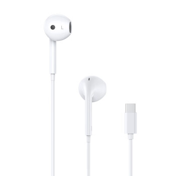 ENKOR恩科 适用苹果有线耳机入耳式适用于iphone15/promaxplus/type-c接口USB-C系列平板ipad手机耳机