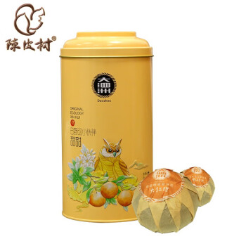 陈皮村吴村长 大四洲甜甜·陈皮普洱茶 新会陈皮福鼎大泗洲 250g/罐