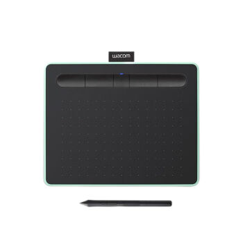 Wacom 和冠 Intuos进阶数位板 影拓手绘板 专业电子绘画板电脑手写板写字板 CTL-4100WL S号 蓝牙版 薄荷绿