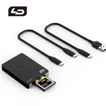 灵动（LD）CFexpress Type-A USB3.1相机内存卡专用读卡器 CFE-A读卡器 USB+Type-C双用传输线