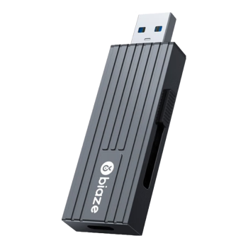 毕亚兹（BIAZE）512GB Type-C USB3.2双接口 UP-09 黑色 读速560MB/s 金属推拉式大容量高速固态U盘