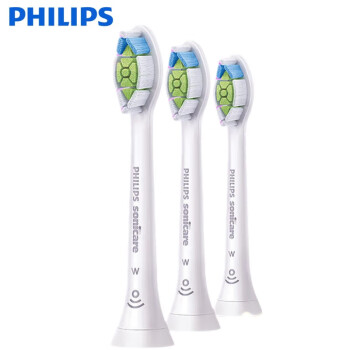 飞利浦（PHILIPS）家用电动牙刷头HX6063/67 钻石亮白刷头 洁净亮白牙齿 3支装 HX6063/67白色