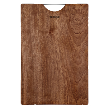 苏泊尔（SUPOR）菜板乌檀木整木砧板实木案板切菜板家用面板擀面板W402825AC1