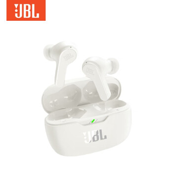 JBL 无线蓝牙耳机WAVE BEAM真无线半入耳式音乐耳机降噪长续航防水防尘高颜值手机通用 象牙白