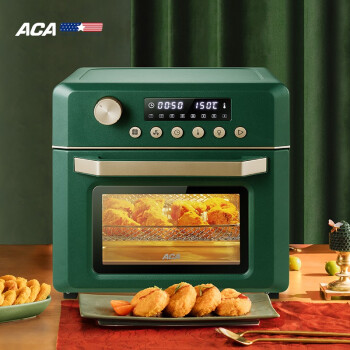 北美电器（ACA）空气炸烤箱家用小型18L全自动多功能空气炸锅ATO-EAF18A