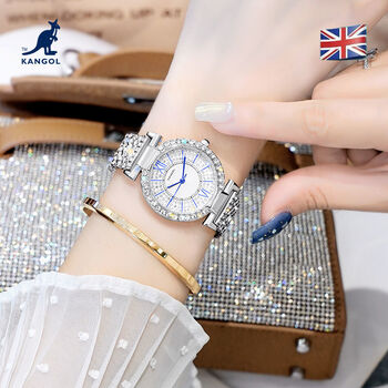 英国kangol手表女表袋鼠手表男表英国kangol袋鼠时尚石英手表女表k660