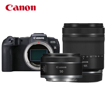 佳能（Canon）EOS RP 全画幅微单数码相机 24-105标准镜头（含RF50mm F1.8 STM定焦镜头）双镜头套装
