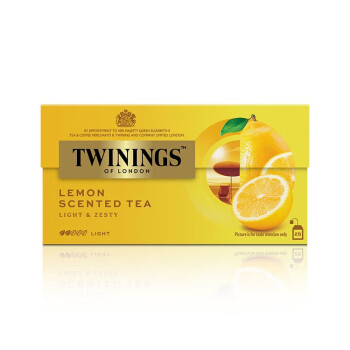 川宁（TWININGS）沁香柠檬红茶 进口茶叶 花果茶水果茶 独立茶包袋泡茶 25袋*2g