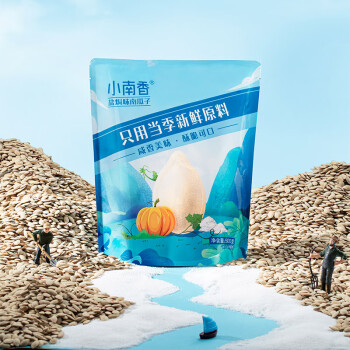 洽洽小南香盐焗味南瓜子袋中袋500g（25g*20包）坚果炒货休闲独立包装