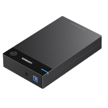 绿联 US222 移动硬盘盒3.5英寸 SATA串口笔记本外置固态机械SSD硬盘 Type-C3.0款 5Gbps 60736