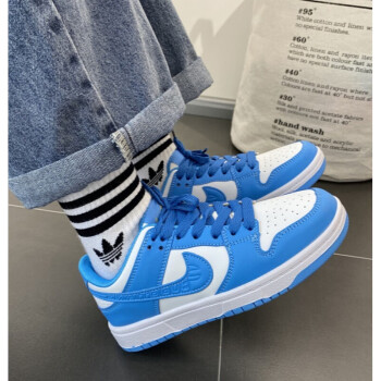 耐克aj31官方m2kdunksb樱花粉北卡蓝女鞋空军一号雪奇缘低帮休闲男