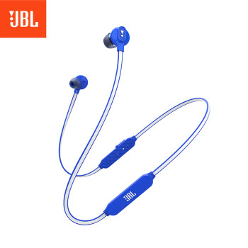 JBL无线蓝牙耳机C135BT入耳挂脖式带麦通话跑步运动防水颈挂式磁吸收纳通用苹果安卓手机 蓝色