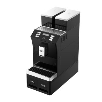 德玛仕（DEMASHI）全自动咖啡机家用办公室意式美式多功能手动打奶泡现磨豆KFJ-101-6