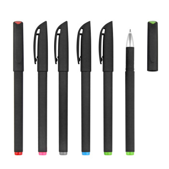 小月丫定制广告笔 商务签字笔水笔0.5mm中性笔定制logo 颜色混发