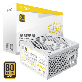 大水牛（BUBALUS）额定650W BX650白色台式电脑电源（80PLUS金牌认证/支持4060显卡/宽幅/扁平线材/温控）\t