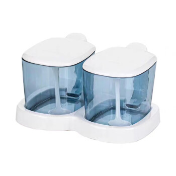 茶花调料盒调味罐套装家用 塑料调味套装2组